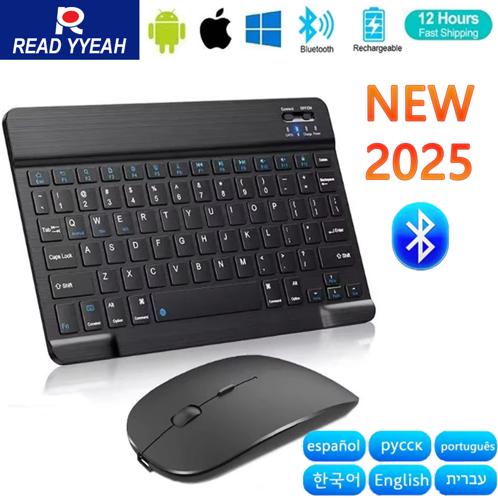 Gaming Keyboard Mechanical Wireless - Nieuwe 2025 Bluetooth draadloze toetsenbordmuis voor