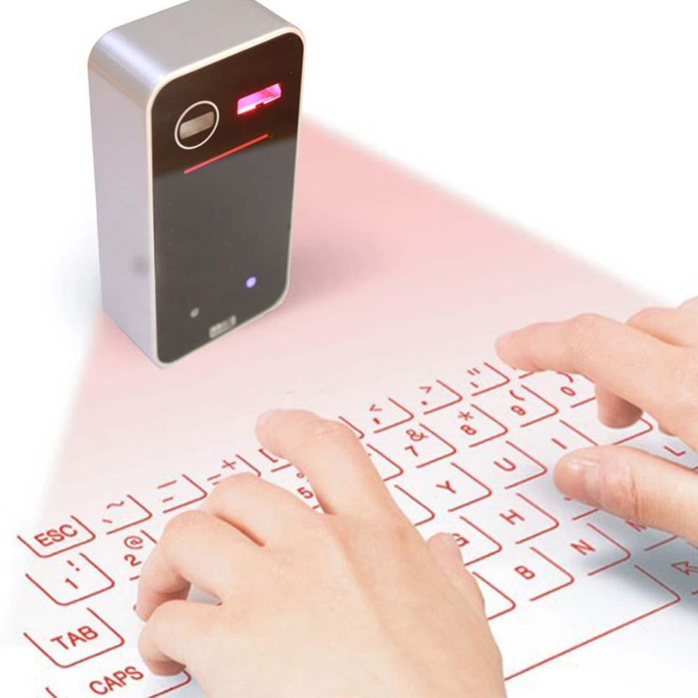 Gaming Keyboard Mini - Draagbare draadloze lasertoetsenbord Virtuele projectie Bluetooth-toetsenbord