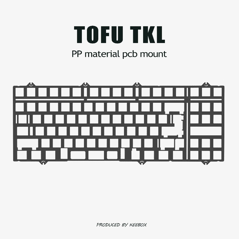 Gaming Keyboard Tkl - TOFU TKL Toetsenbordpositioneringsbord Aangepaste PC Aluminium