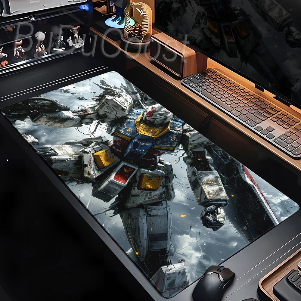 Gaming Keyboard Affordable - XXL Antislip Gundam Gamer Muismat Gaming