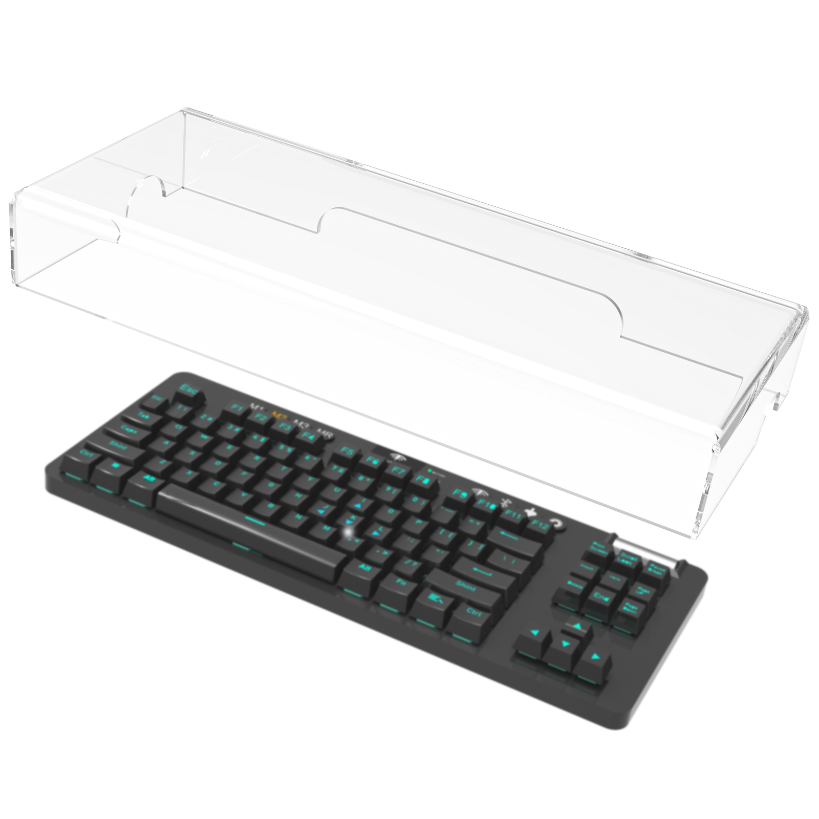 Gaming Keyboard Tkl - Geekria Tenkeyless Tkl Toetsenbord Stofkap, Doorzichtige