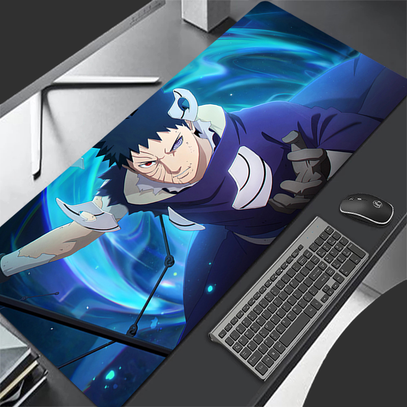 Gaming Keyboard En Mouse - Muismat Anime Carpe Grote Naruto Obito