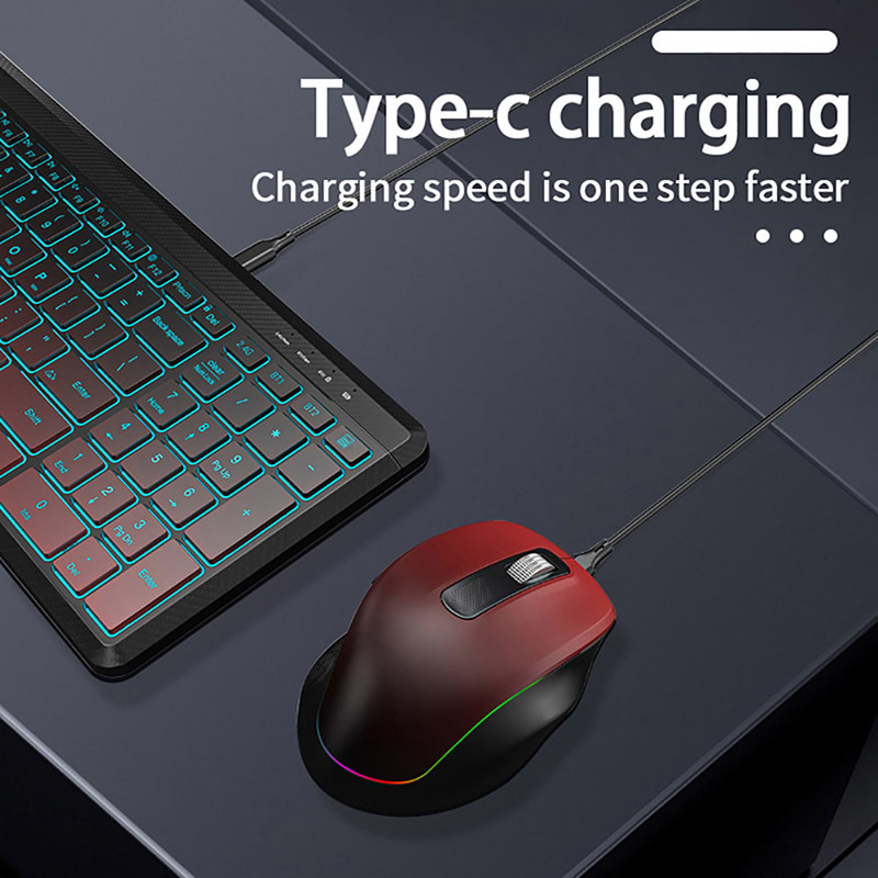 Rgb Backlit Stille Draadloze T - Gaming Keyboard And Mouse Wireless recensie en prijs