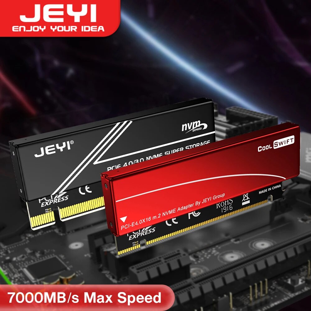 JEYI M.2 NVME naar PCIE 4.0 X1 - Samsung Ssd 990 Pro recensie en prijs