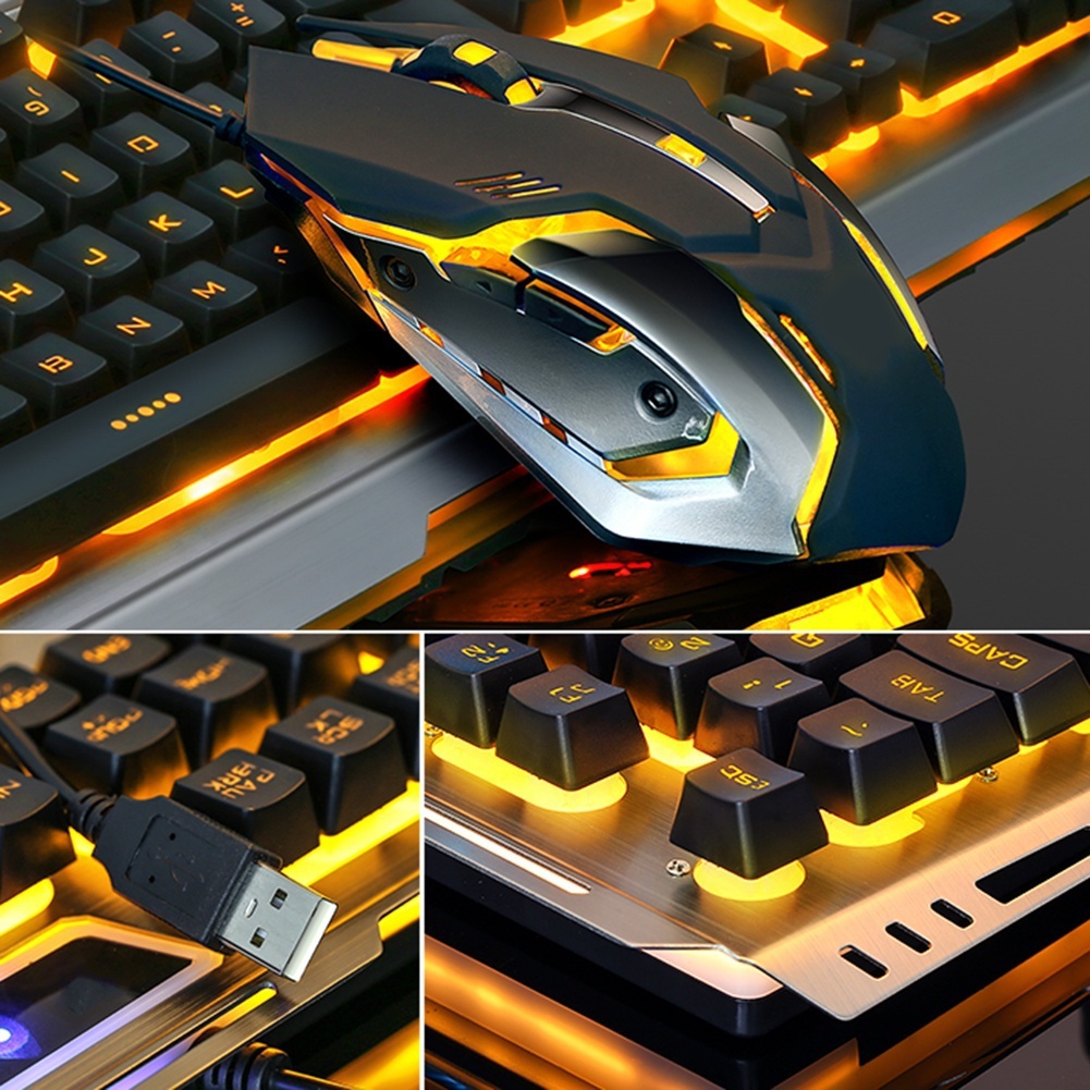 V1 USB bedraad mechanisch gami - Gaming Keyboard Mouse Combo recensie en prijs