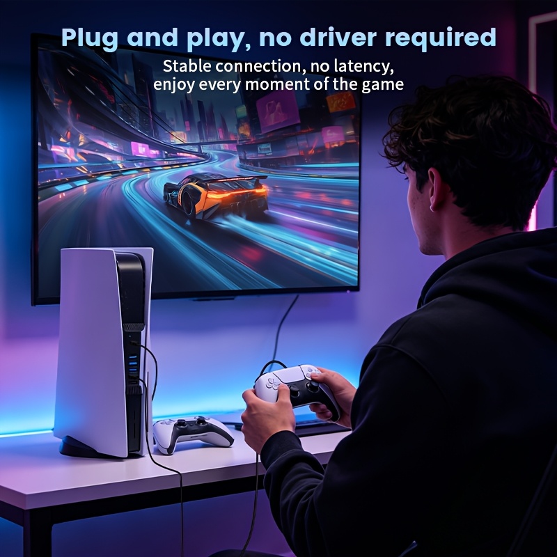 5-in-1 USB Hub voor PS5 Consol - Gaming Keyboard Splitter recensie en prijs