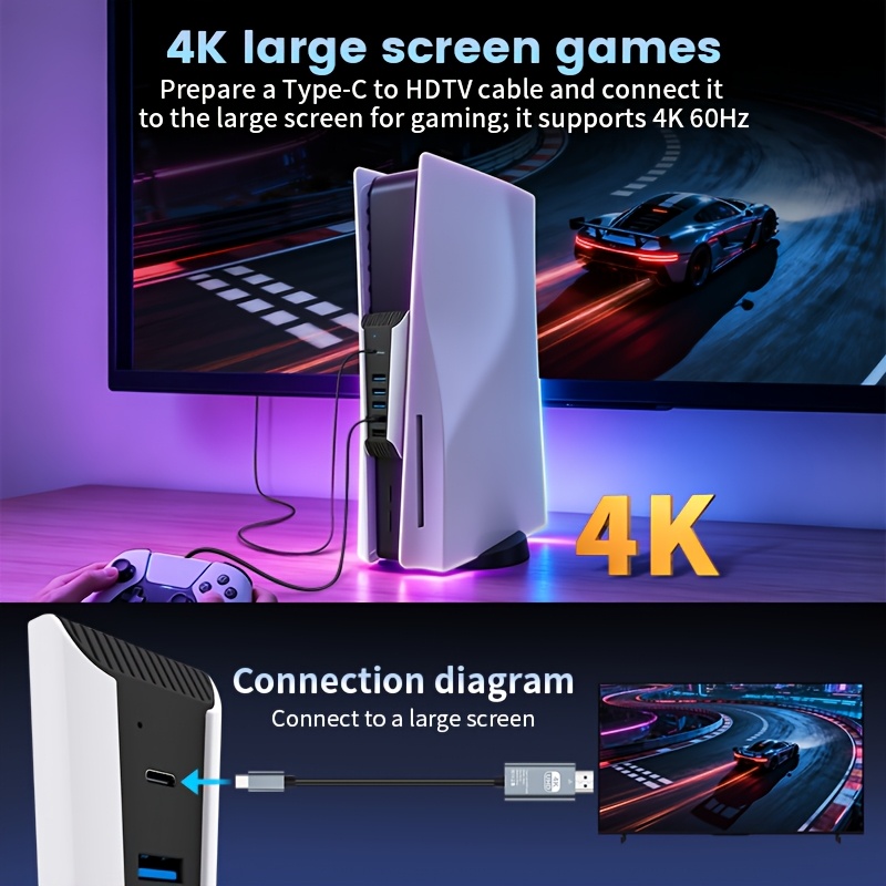 5-in-1 USB Hub voor PS5 Consol - Gaming Keyboard Splitter recensie en prijs