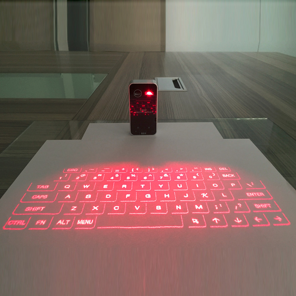 Draagbare draadloze lasertoets - Gaming Keyboard Mini recensie en prijs