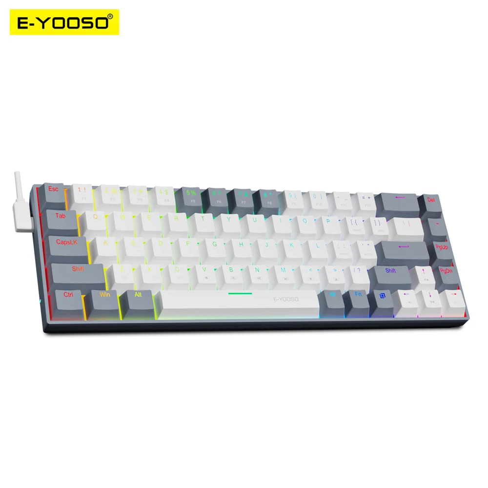 E-YOOSO Z686 Rgb Usb 60% Mini  - Gaming Keyboard E Yooso recensie en prijs
