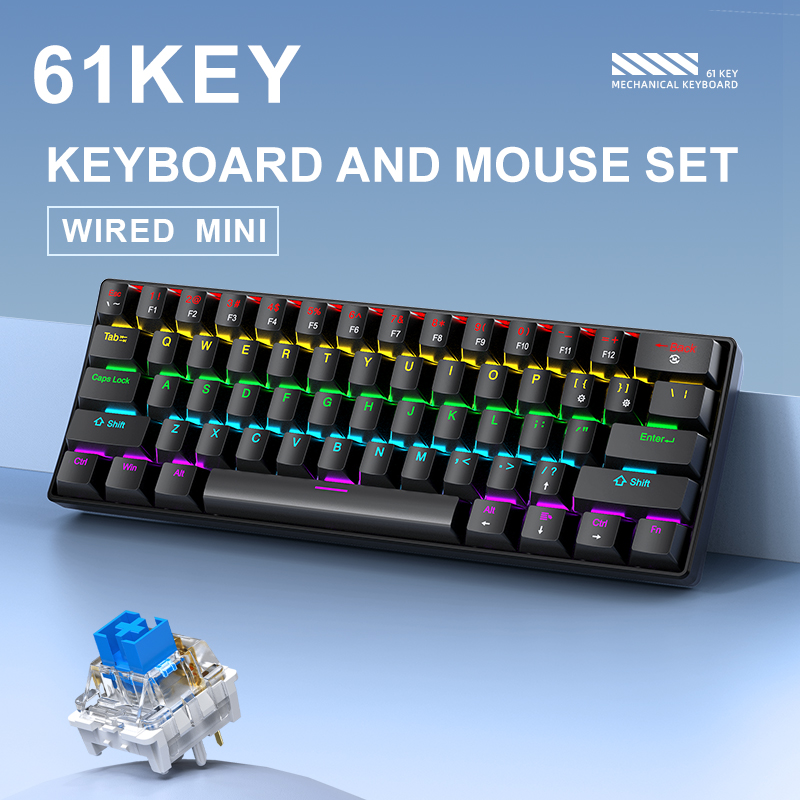 APAYADO K61 Mini mechanisch to - Gaming Keyboard E Yooso recensie en prijs