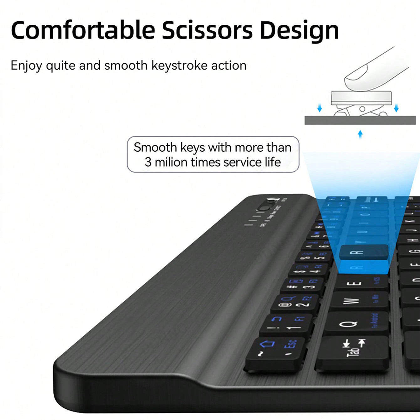 Meertalig toetsenbord voor tab - Gaming Keyboard Mechanical Wireless recensie en prijs