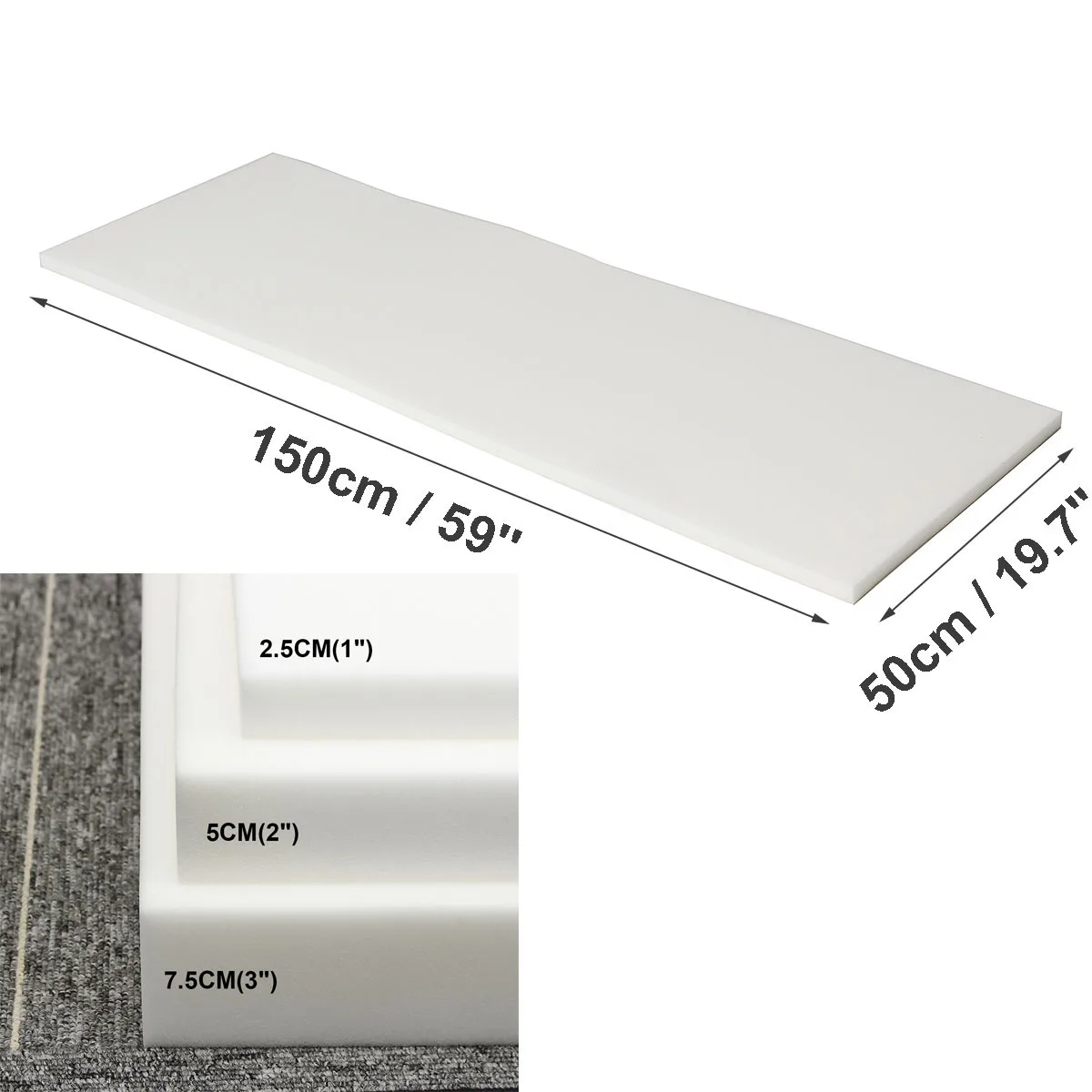Hoge Dichtheid Zitkussen Schui - Polyurethane Foam Sheet recensie en prijs