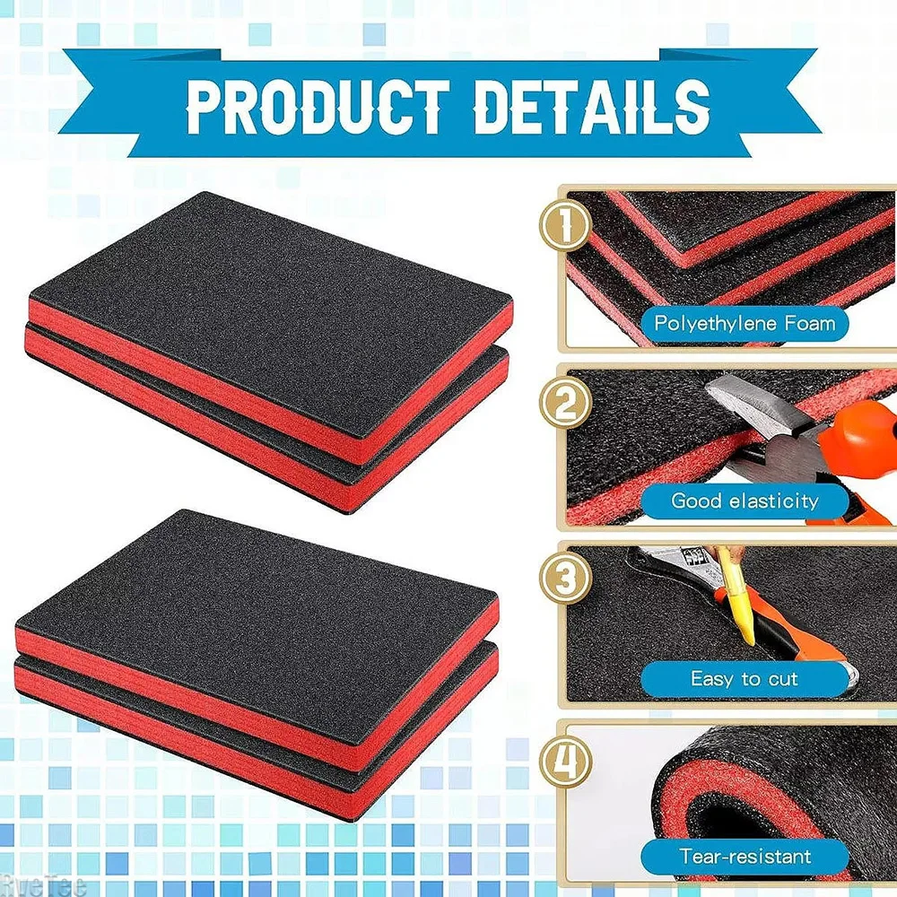 4 stuks gereedschapskist schui - Polyurethane Foam Sheet recensie en prijs