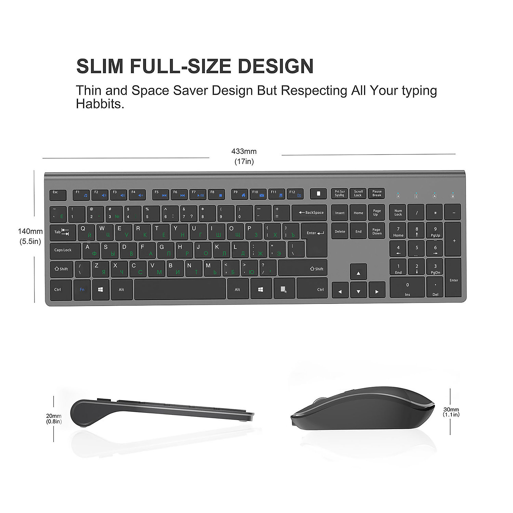 2.4G Oplaadbaar Draadloos Toet - Gaming Keyboard And Mouse Wireless recensie en prijs