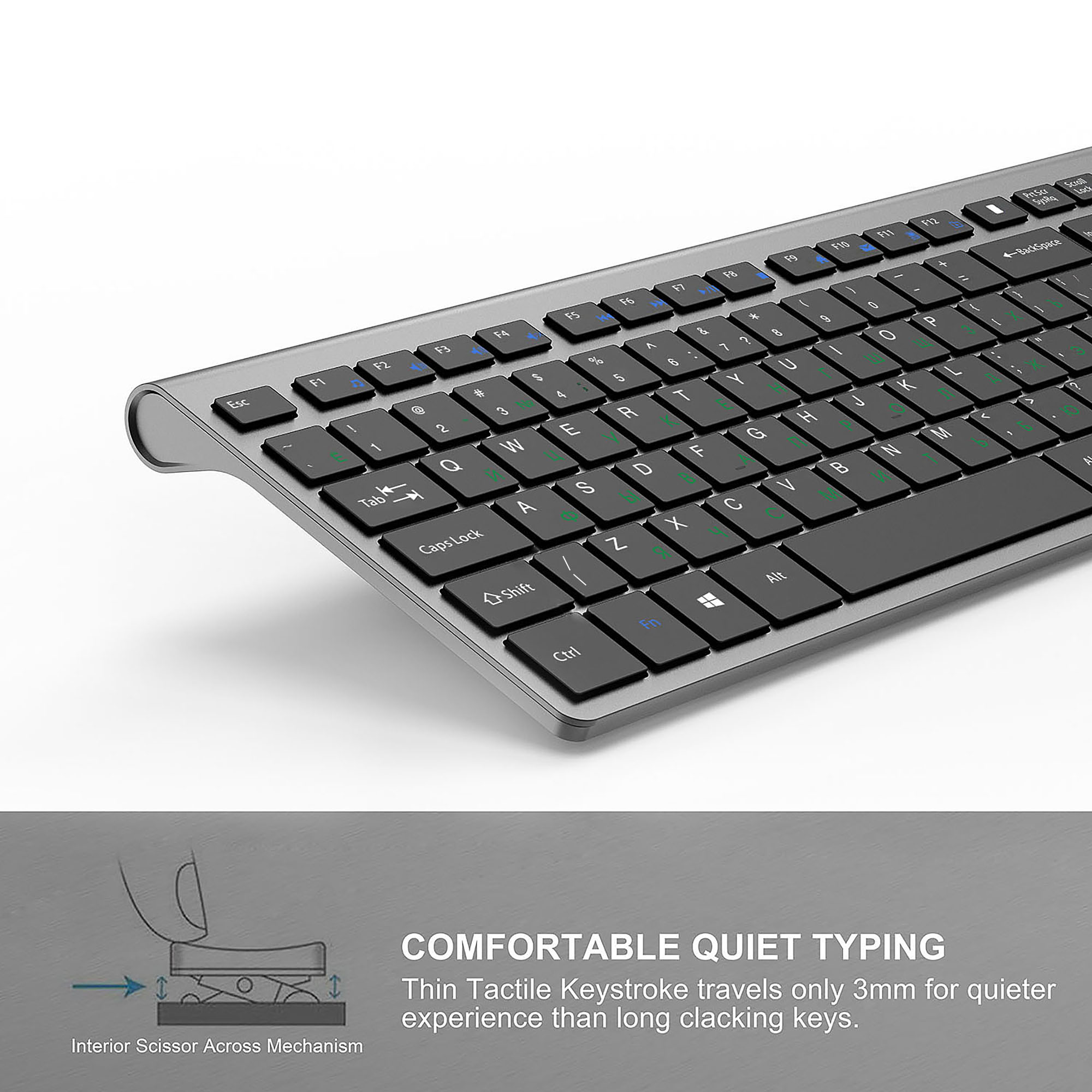 2.4G Oplaadbaar Draadloos Toet - Gaming Keyboard And Mouse Wireless recensie en prijs