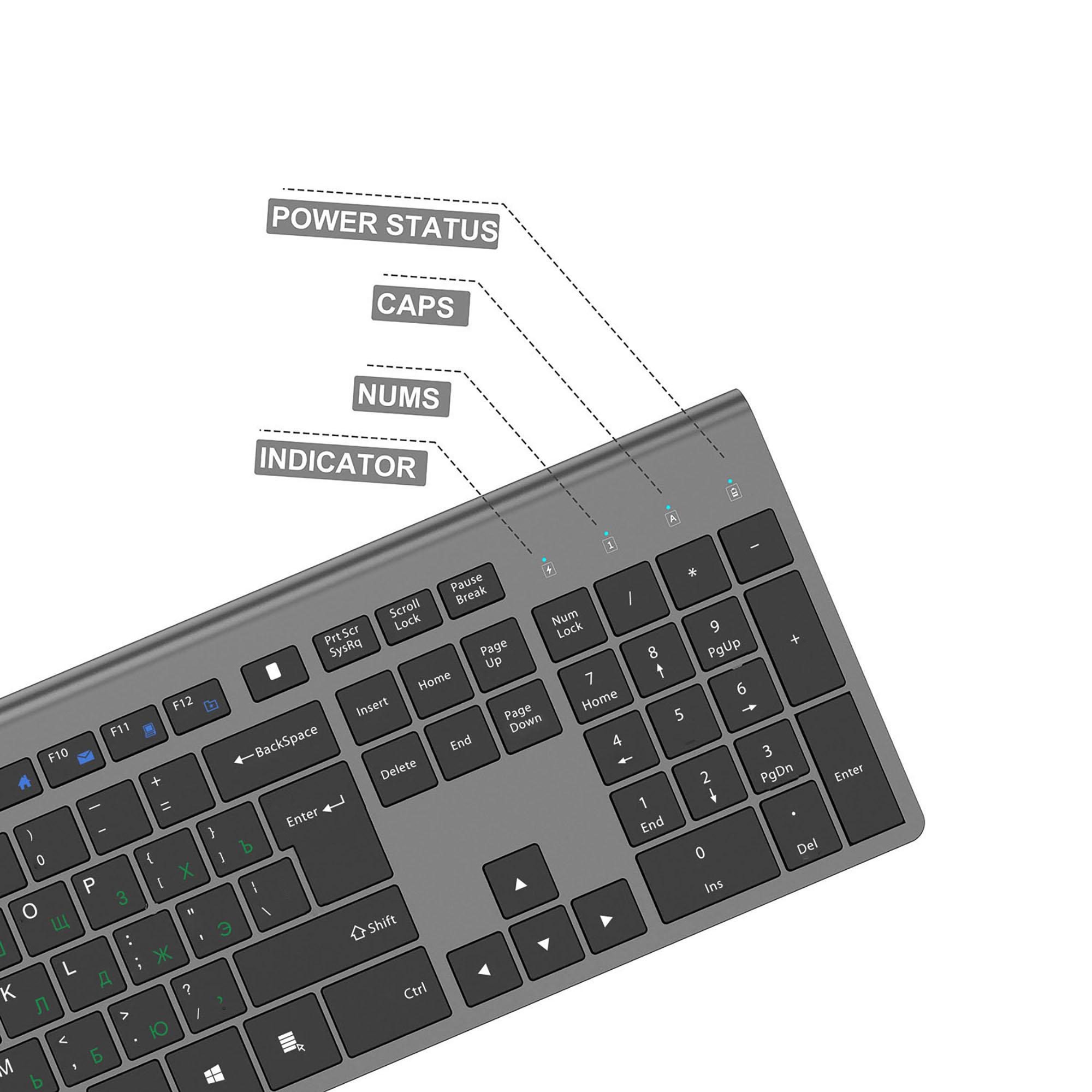 2.4G Oplaadbaar Draadloos Toet - Gaming Keyboard And Mouse Wireless recensie en prijs