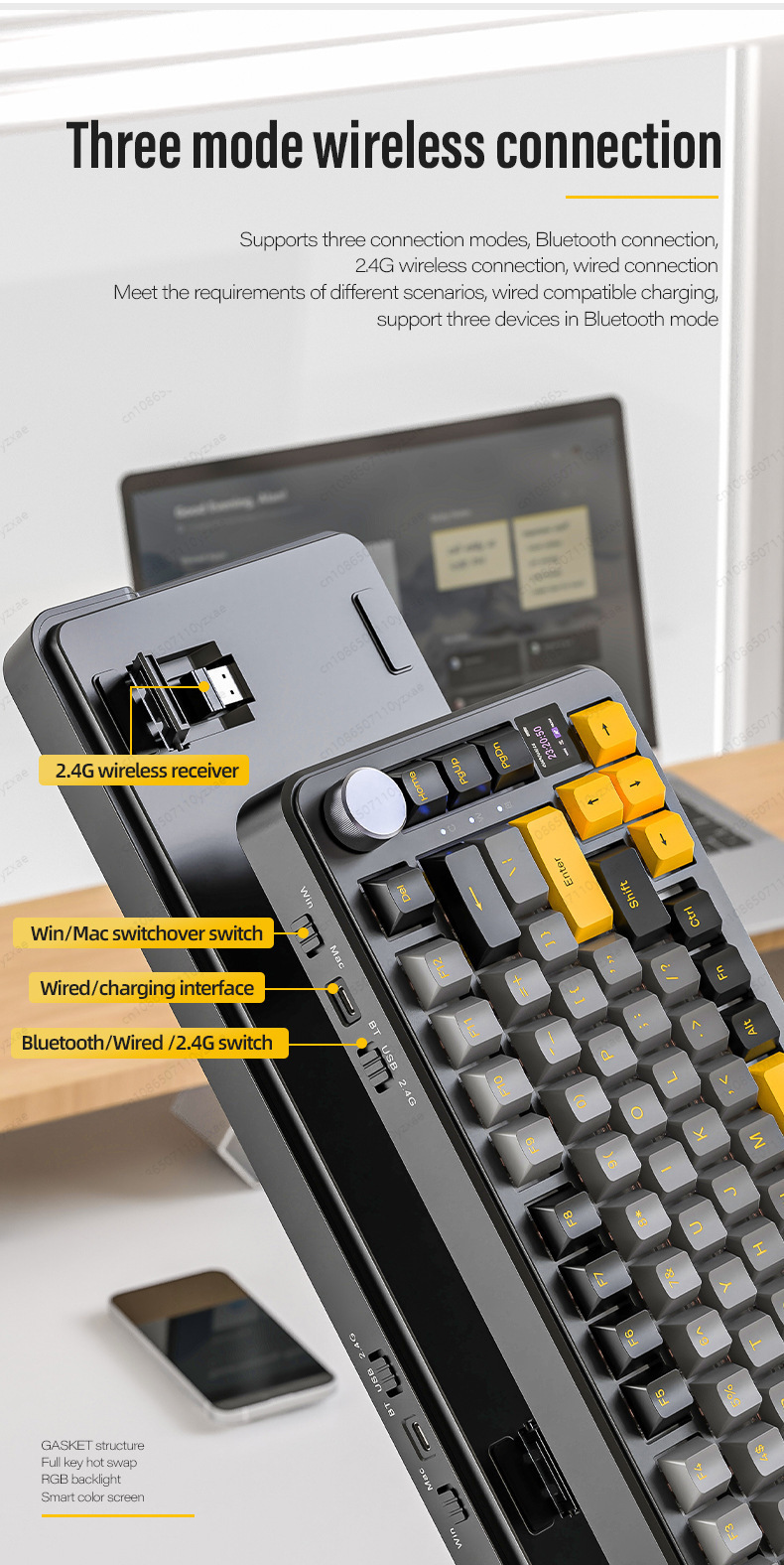 2024 Nieuwe AL66 Mechanisch To - Gaming Keyboard Affordable recensie en prijs