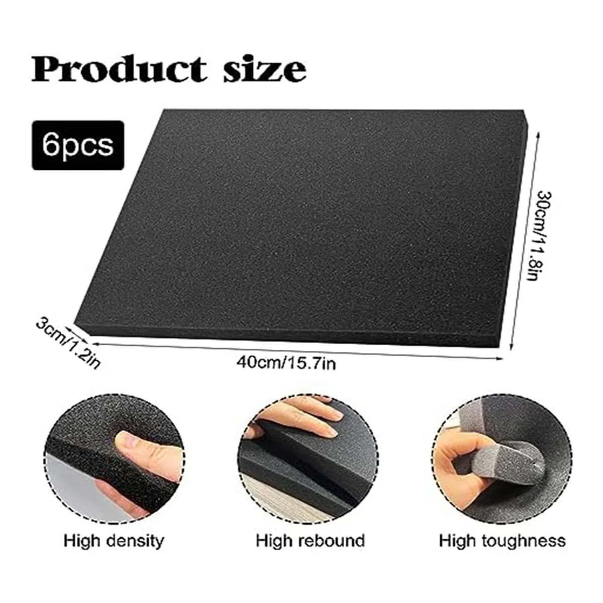 6 STUKS Polyurethaanschuimplat - Polyurethane Foam Sheet recensie en prijs
