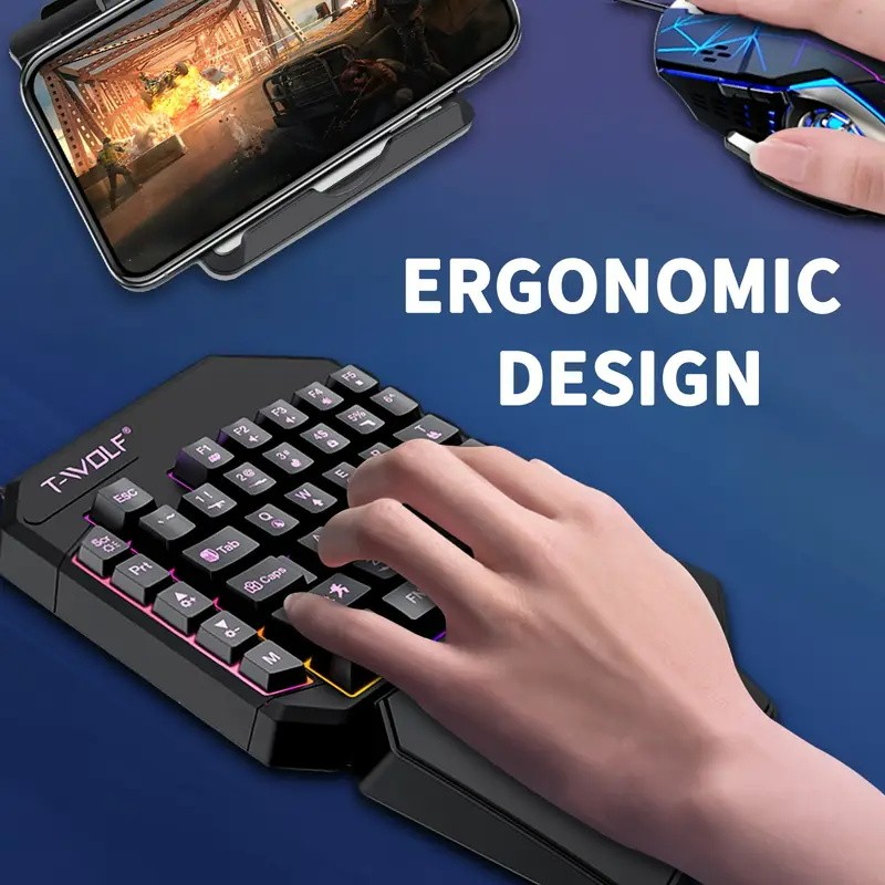 FocusOnPC TF900 2-in-1 mobiele - Gaming Keyboard Mouse Combo recensie en prijs