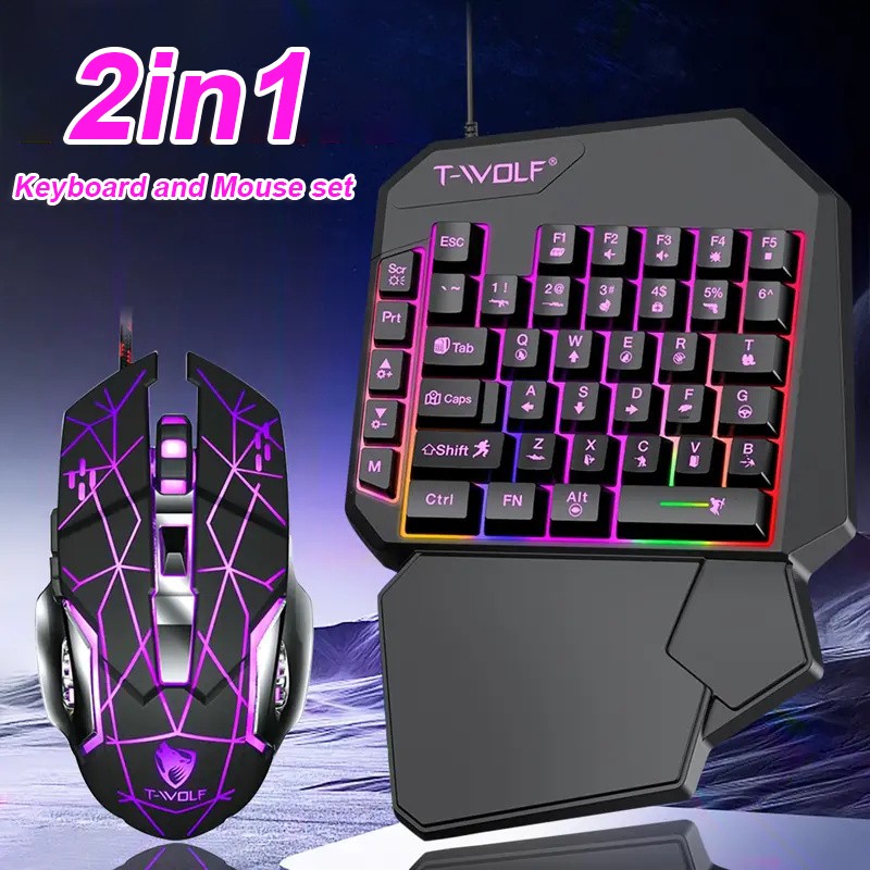 FocusOnPC TF900 2-in-1 mobiele - Gaming Keyboard Mouse Combo recensie en prijs