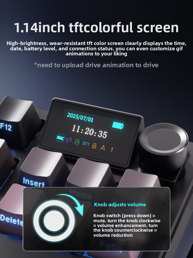AJAZZ MK87 Draadloos mechanisc - Gaming Keyboard Mechanical Wireless recensie en prijs