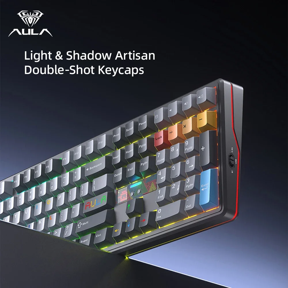 AULA F108 Pro V2 Mechanisch To - Gaming Keyboard Mechanical Wireless recensie en prijs